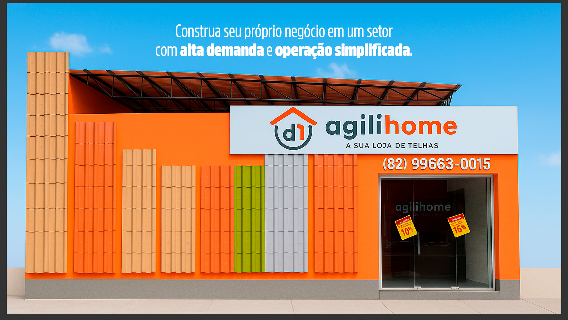 Fachada da loja Agilihome