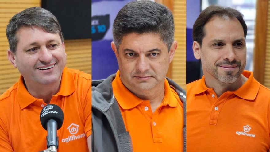 Representantes da Agilihome em evento corporativo